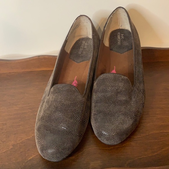 Bos Hommerson Brown Loafer Sz 9.5 snakeskin print - Picture 1 of 4